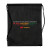 Custom Full Color Black History Month Drawstring Tote - Black - Design C