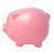 Custom Pig Coin Bank - Pink Side View