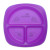 Custom Children's Portion Plate  - Translucent Purple 