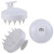 Custom Serenity Scalp Massager - White Front View 