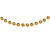 Custom Blank Metallic Gold Mardi Gras Beads - Metallic Gold
