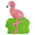 Custom Flamingo Stress Reliever - Side View 