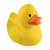 Custom Natural Rubber Duck - Side View 