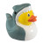 Custom Shark Rubber Duck - Side View 