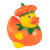 Custom Pumpkin Rubber Duck - Side View 