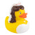 Custom Bride Rubber Duck - Side View 