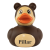 Custom Teddy Bear Rubber Duck