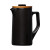 Custom Corkcicle Cafe French Press - Matte Black Back View 
