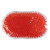 Custom Pill Gel Beads Hot/Cold Pack - Red Back View 