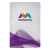 Custom 5" x 7" Groovy Sewn Paper Cover Notebook - Purple 
