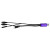 Custom 4-in-1 Dual Input Accent Cable - Purple  