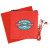 Custom Colorful RPET Ear Bud & Cloth Set - Red