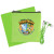 Custom Colorful RPET Ear Bud & Cloth Set - Green