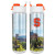 Custom Lumina Full Color 24 oz Bottle with Pop Up Lid - Orange 