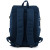 Custom Recycled Chilli Cooler Backpack - Navy Back View 