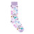 Custom Mid-Calf DTG Cotton Socks - Side View 
