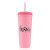 Custom 26 oz Macaron Recycled Tumbler - Pink