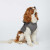 Custom Doggie Skins Doggie 3-End Fleece Hoodie - Granite Heather In Use 