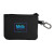 Custom Benton Rectangle Recycled PU Zip Pouch - Black