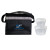 Custom Nested Black Graph Lunch Set - White 