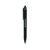 Custom Flex Recycled Ballpoint with Rubber Coating - Black