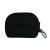 Custom Branson Round Recycled PU Zip Pouch - Black