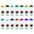 Custom Wheely 24 oz Transparent Bike Bottle w/Push-Pull Lid - All color