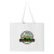 Custom Q-Tees 25L Jumbo Tote - White 