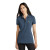Custom Mercer+Mettle Women's Stretch Heavyweight Pique Polo - Insignia Blue 