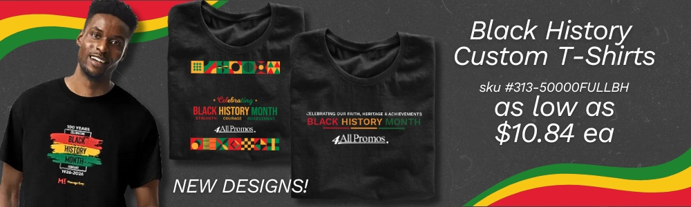 Black History Month Custom T-Shirts, sku #313-5000-FULL-BH, as low as $10.84 ea, New Designs!