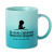 Custom Comfort Color 12 oz Ombre Mug - Aqua 