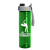 Custom Slim Fit Bottle with Quick-Snap Lid - 24 oz. - Screen Print - Translucent Green