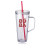 Custom 24 oz. Tilden Plastic Tumbler with Handle - Red 