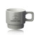 Custom Rexburg 10 oz. Stack -N- Sip Mugs - Grey 