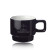 Custom Rexburg 10 oz. Stack -N- Sip Mugs - Black 