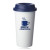 Custom Florence 16 oz. Plastic Coffee Tumbler - Navy Blue 