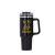 Custom Behemoth 40 oz. Hugo Plastic Interior Stainless Steel Travel Mug - Black