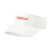 Custom Merrimack Hat Co. Sun & Sport Visor - White - Side View