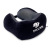 Custom Easy Go Foam Travel Pillow - Black Back View