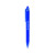 Custom Flex Recycled Ballpoint with Rubber Coating - Blue
