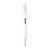 Custom Eclipse Recycled Ballpoint with Transparent Plunger - White