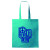 Custom Carina Popular Non-Woven Reusable Tote Bag - Teal 