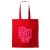 Custom Carina Popular Non-Woven Reusable Tote Bag - Red 