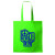 Custom Carina Popular Non-Woven Reusable Tote Bag - Lime Green 