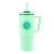 Custom Boulder 30 oz Straw Travel Mug - Light Green 