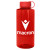 Custom Chains 36 oz Tritan Flair Bottle w/Drink-thru Lid - Transparent Red 