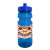 Custom Cycle 24 oz Recycled Transparent Bike Bottle w/Push-Pull Lid - Transparent blue