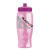 Custom Rotation 27 oz Transparent Contour Bottle w/Push-Pull Lid - Transparent Pink 