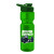 Custom Tandem 28 oz Recycled Transparent Bike Bottle w/Drink-thru Lid - Transparent Green