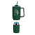Custom Key West 22 oz SS Travel Mug w/Can Cooler - Green Open View 